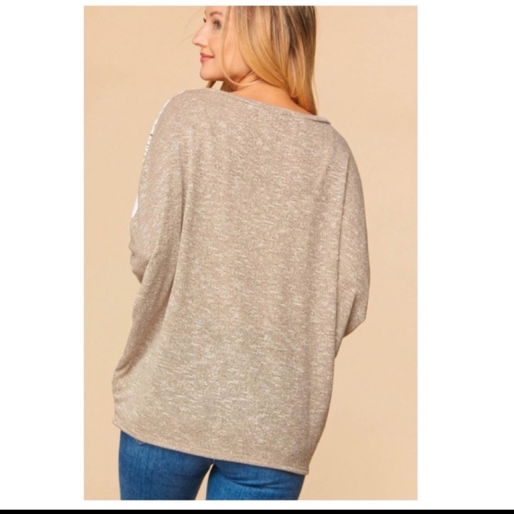 Paisley patchwork dolman top - Picture 7 of 8